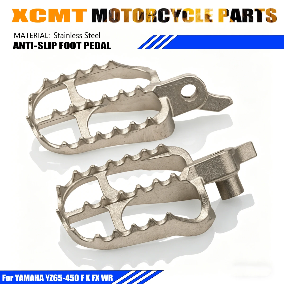 

Off-Road Motorcycle Stainless Steel Foot Pedal For YAMAHA YZ 65-450 F X FX WR 250F 450F 1997 1998 2001 2002 2003-2025