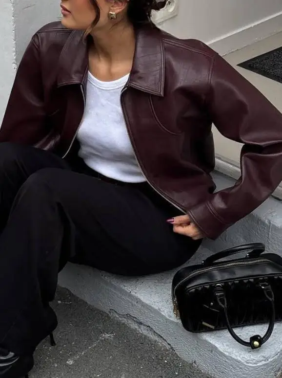 2025 신상 캐주얼 버튼 장식 턴다운 칼라 트위드 스플라이스 2 in 1 미디 드레스 지퍼 백 슬릿 슬림핏 워크 드레스