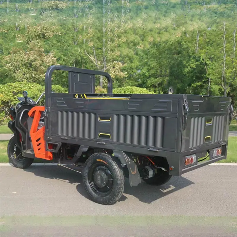 2025년 중국산 저렴한 대형 농업용 팁퍼 카고 삼륜 전기 농업 차량 (캐빈 포함)