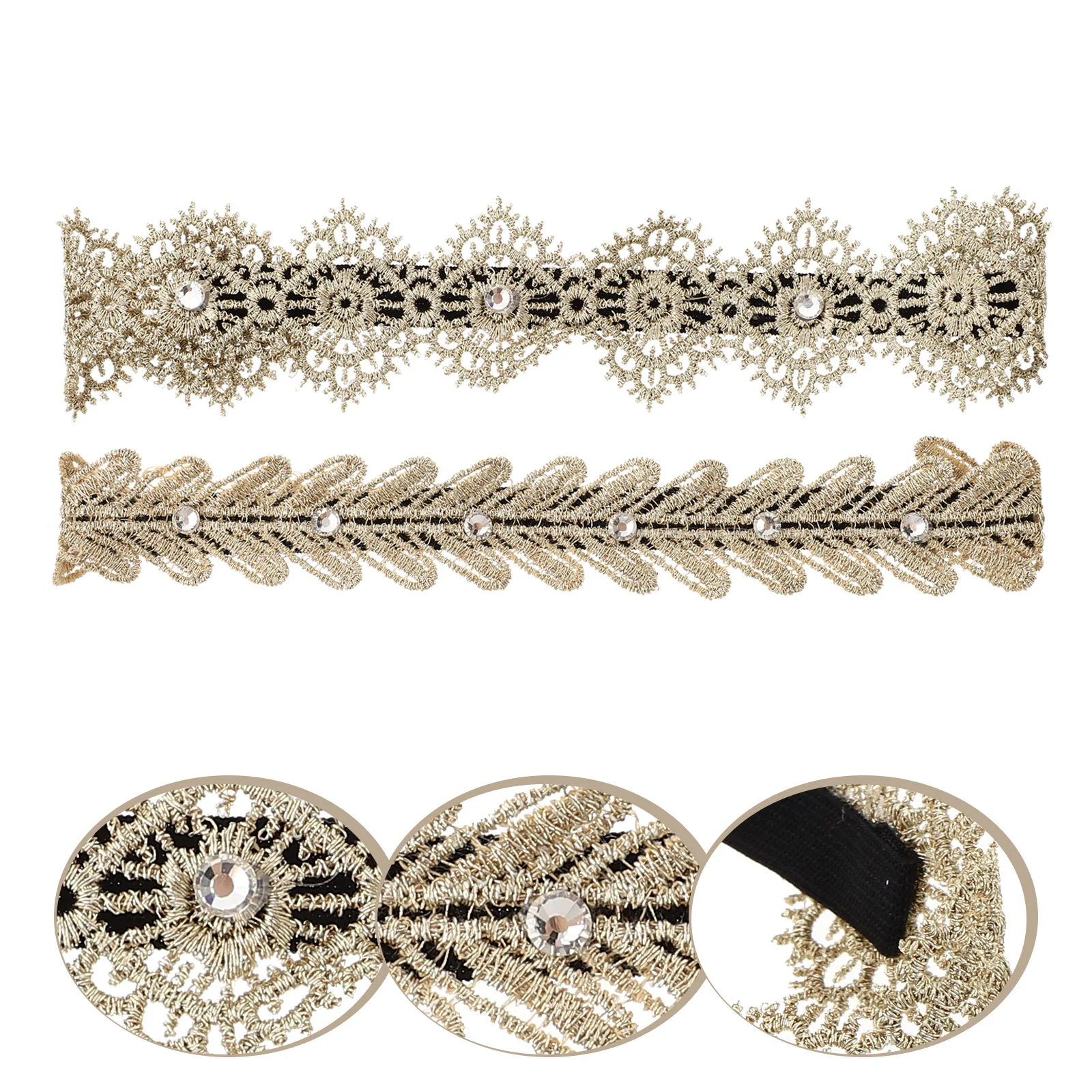 

2pcs Flower Headbands For Baby Girls Toddler Cloth Hairband Decorative Headband Flower Leaves Headdress Photo Prop Hair Styling