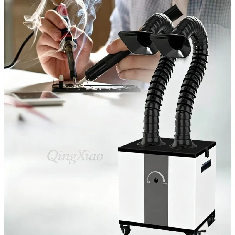 Movable Solder Fume Purifier Air Smoke Filter Odor Removal Machine Environmental Assessment Industrial Air Cleaning Equipment view 4