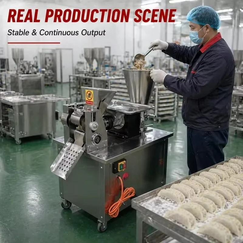 Applicable to Commercial Automatic Empanada Samosa Ravioli Dumpling Maker 4800 pcs/h