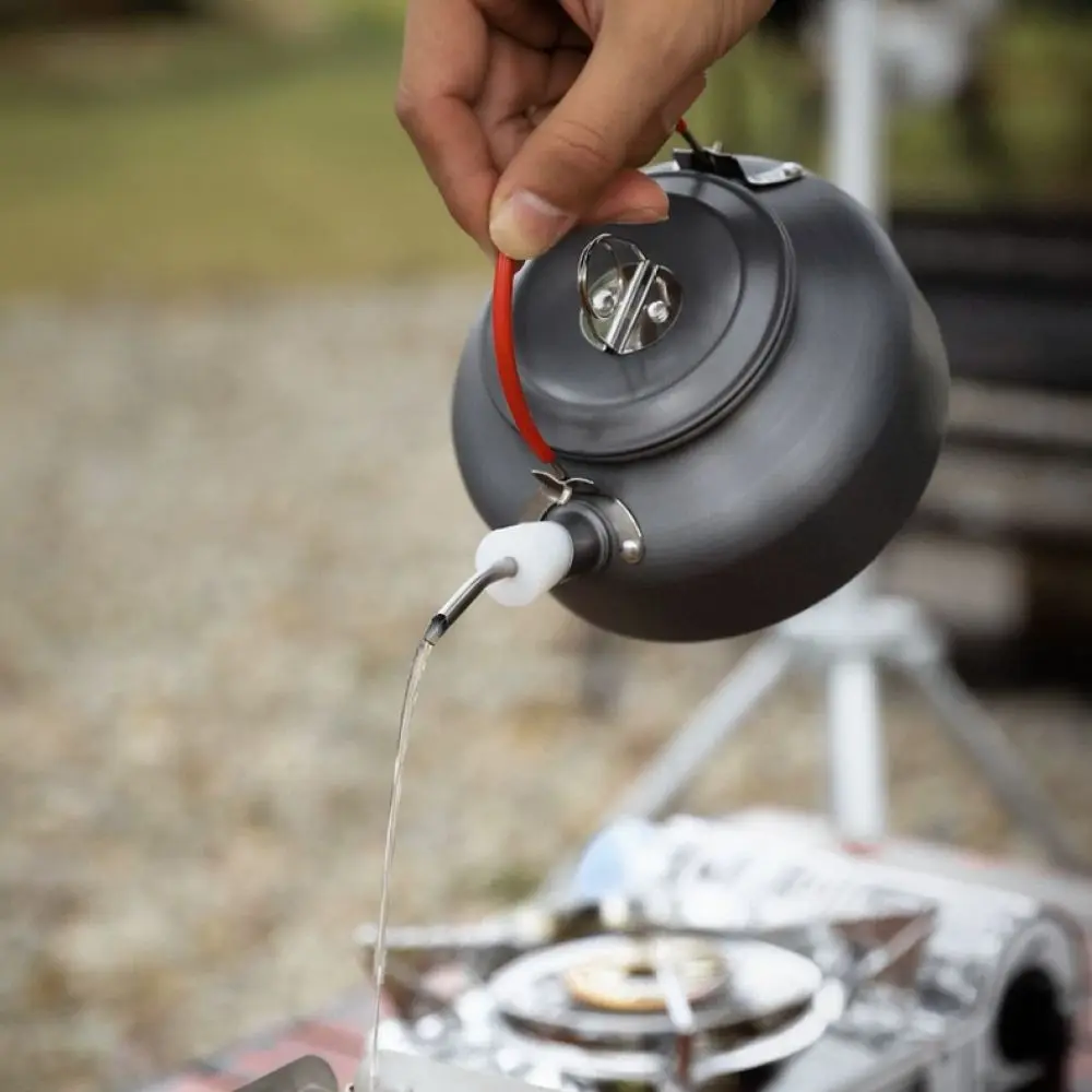 For Hike Mount Outdoor Camping Kettle Spout Extension Pipe Stainless Steel Silicone Coffee Pour Over Flow Assist