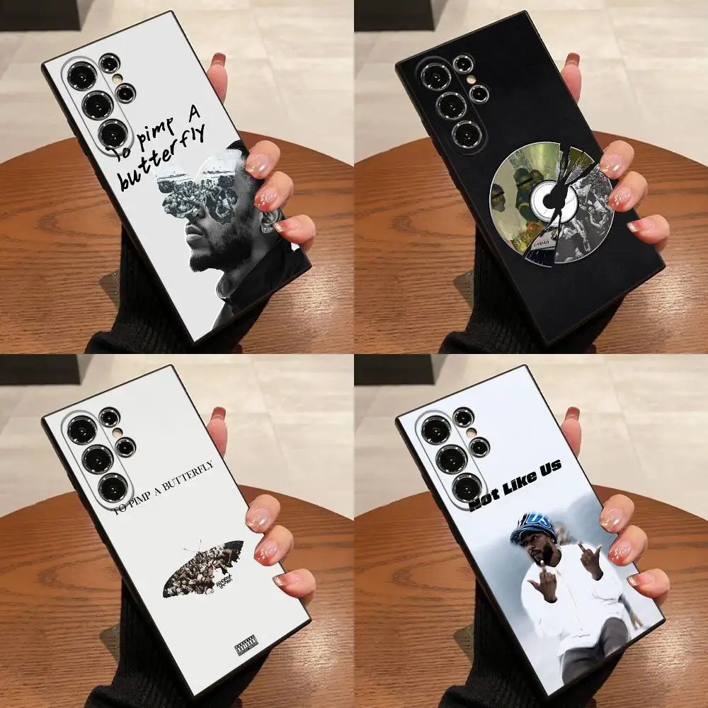 

K-Kendrick BUTTERFLY L-Lamar Phone Case For Samsung S25,S24,S21,S22,S23,S30,Ultra,S20,Plus,Fe,Lite,5G Black Box