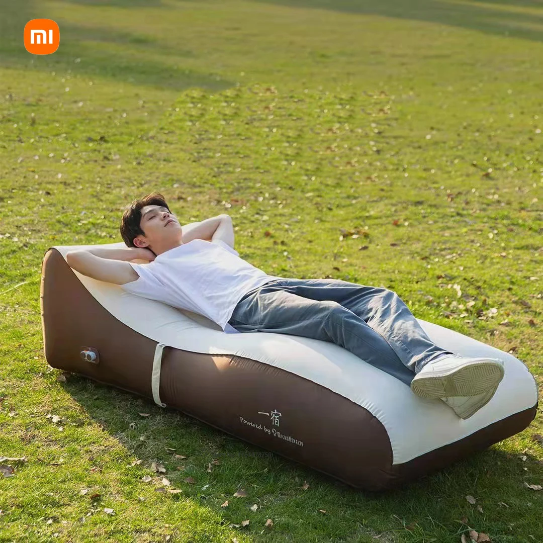 

New Xiaomi Automatic Inflatable Bed Single Person Lunch Break Air Cushion Bed Outdoor Camping Portable Folding Mattress PS1