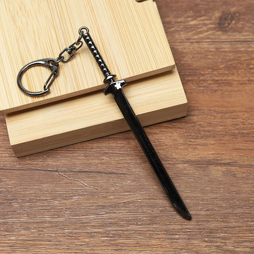 Anime BRS Death Scythe colgante llavero simulación Mini arma modelo Auto colgante accesorios Cosplay joyería regalo