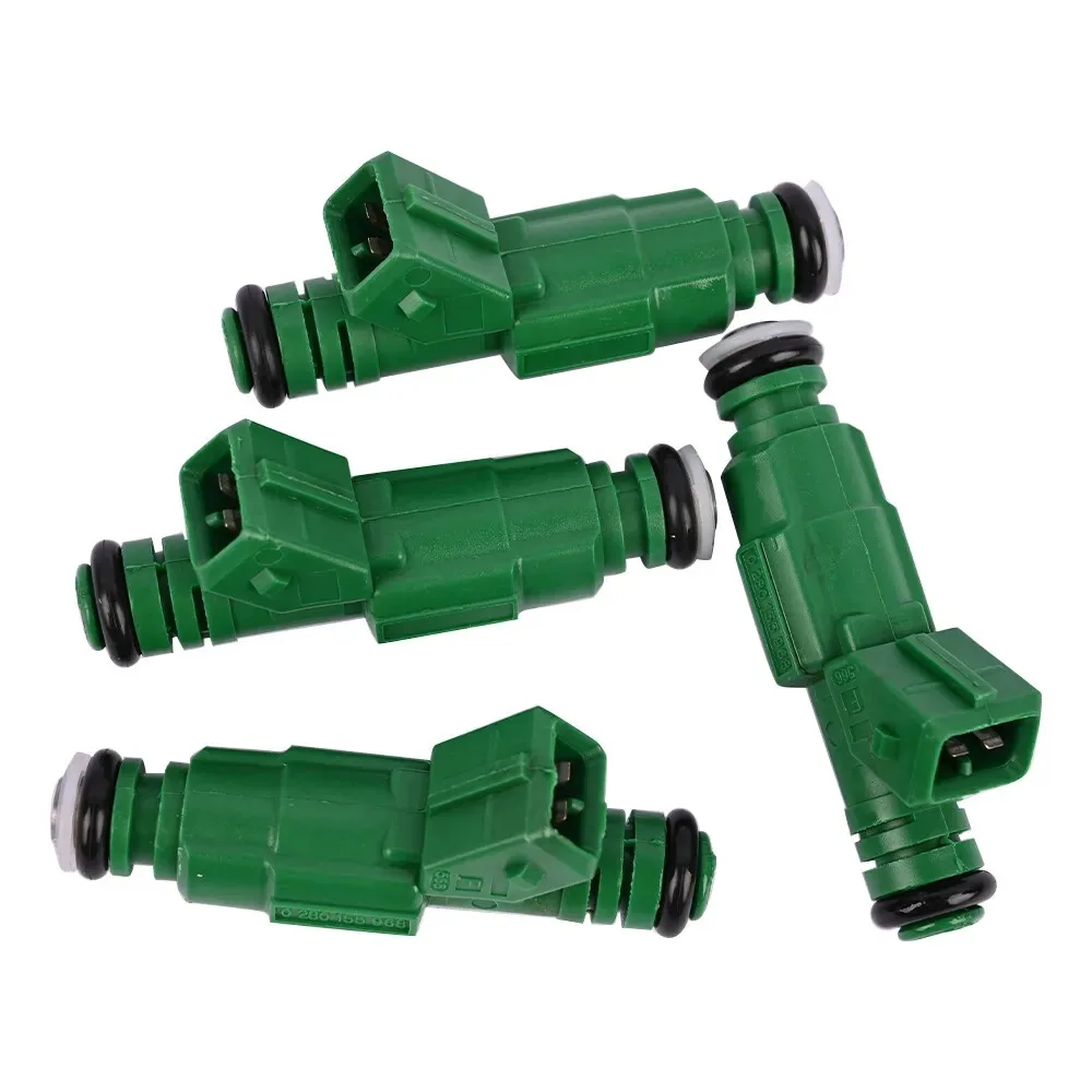 0280155968 Fuel Injectors 440CC for Chevrolet Pontiac Ford Set of 8 Green