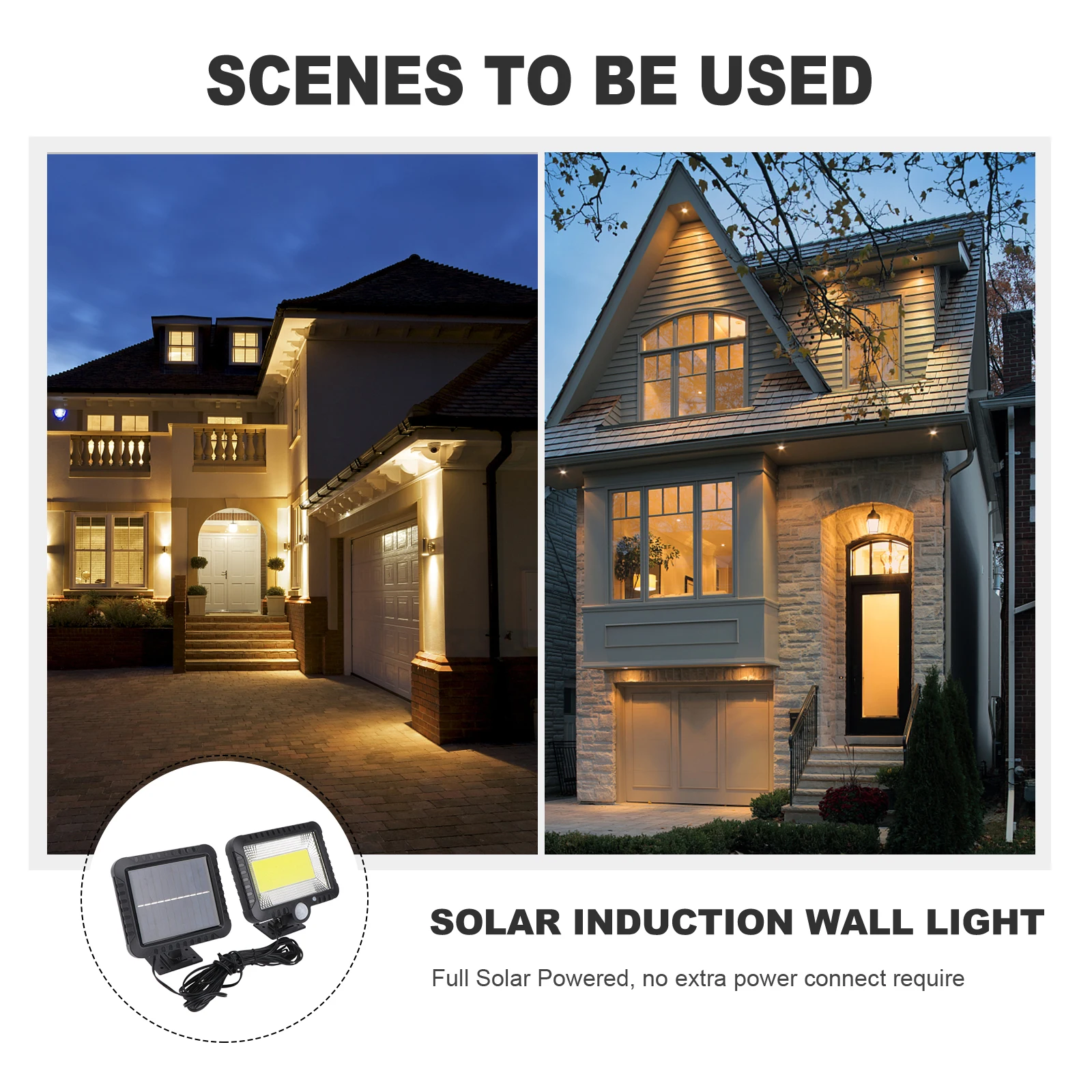

Solar Wall Lamp 100 LED IP65 Waterproof Motion Sensor Outdoor Lighting System Garden Fence Deck Stairs Yard Solar Lights