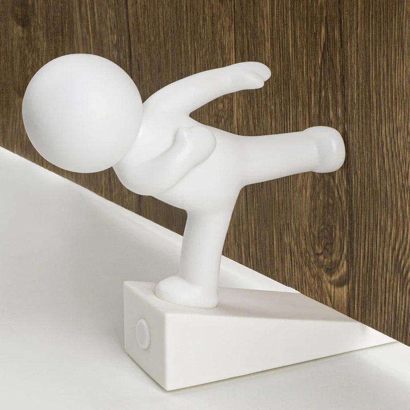 Cute Decorative Door Stopper Anti Slip Base Protect Walls Flexible And Movable Door Stopper home Decoration Door Bumper For Home