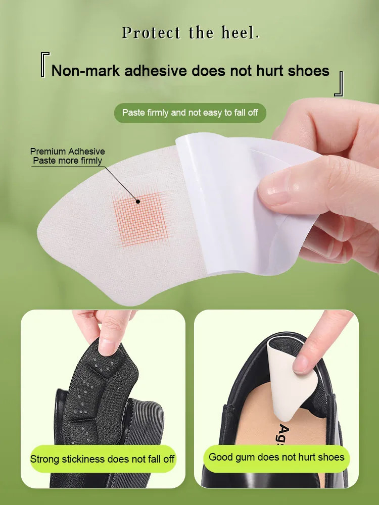 High Heel Heel Stickers Casual Shoes Heel Protectors Insole Shrinking Size Insoles Anti-wear Feet Shoe Pads Adjust Size Cushion