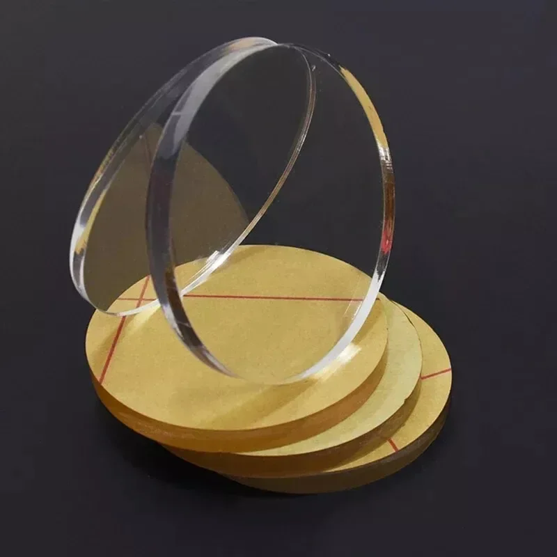 Transparent Acrylic Round Plate Plastic Plexiglass Glass Disc Sheet Thick 2/3/4/5/6mm Dia 100mm-300mm