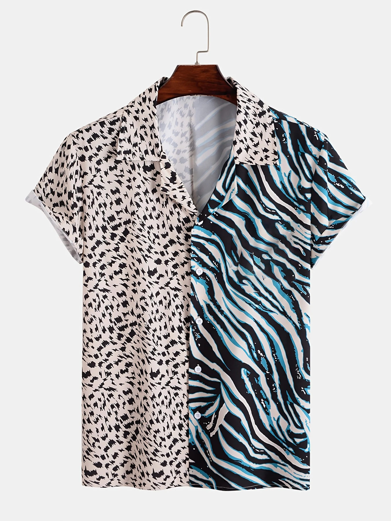 Men Summer Leopard Zebra Print - Summer Vacation Clothing Men 评论和价格