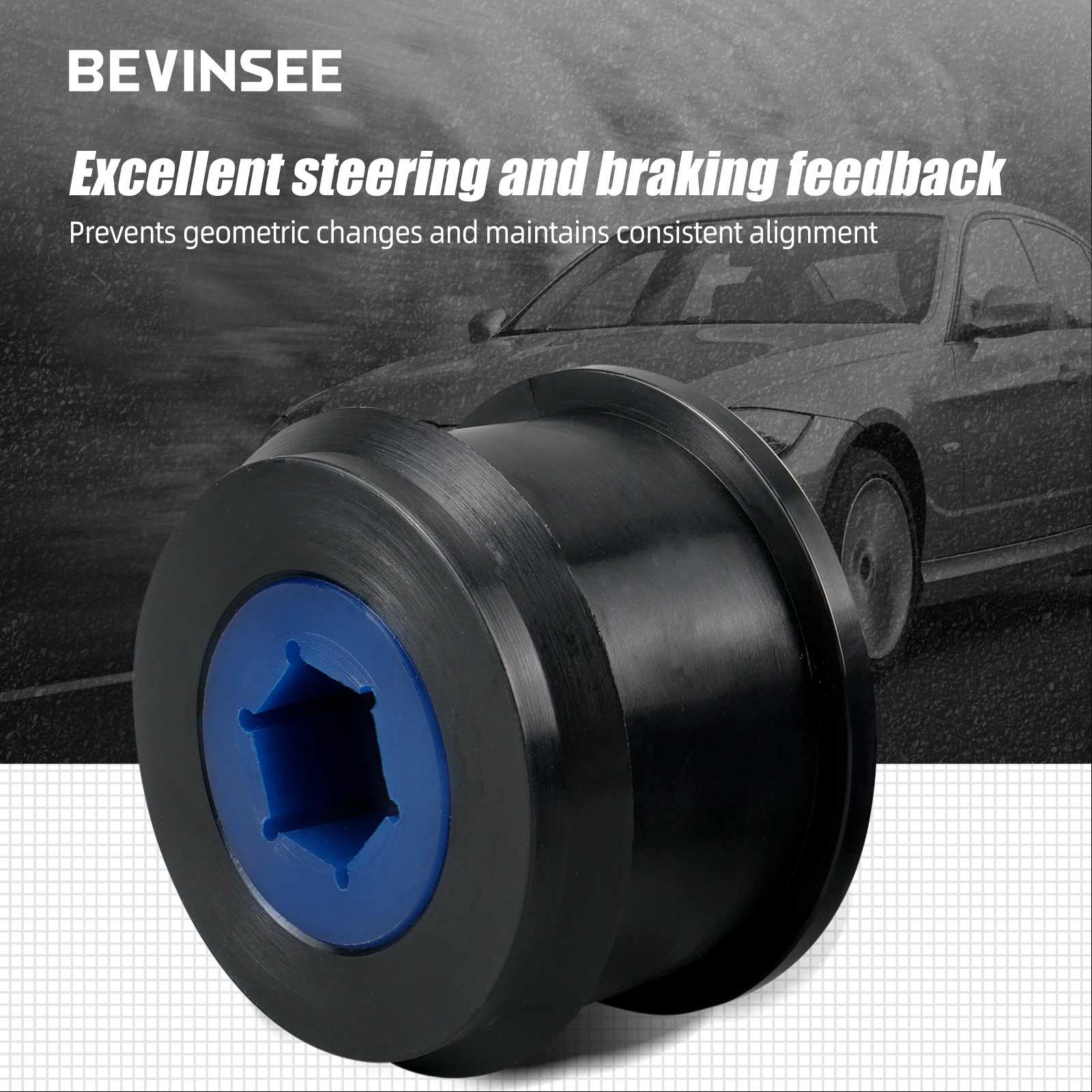 BEVINSEE Polyurethane Front Control Arm Bushings for BMW E46 2001-2005 for BMW Z4 E85/E86 2003-2008