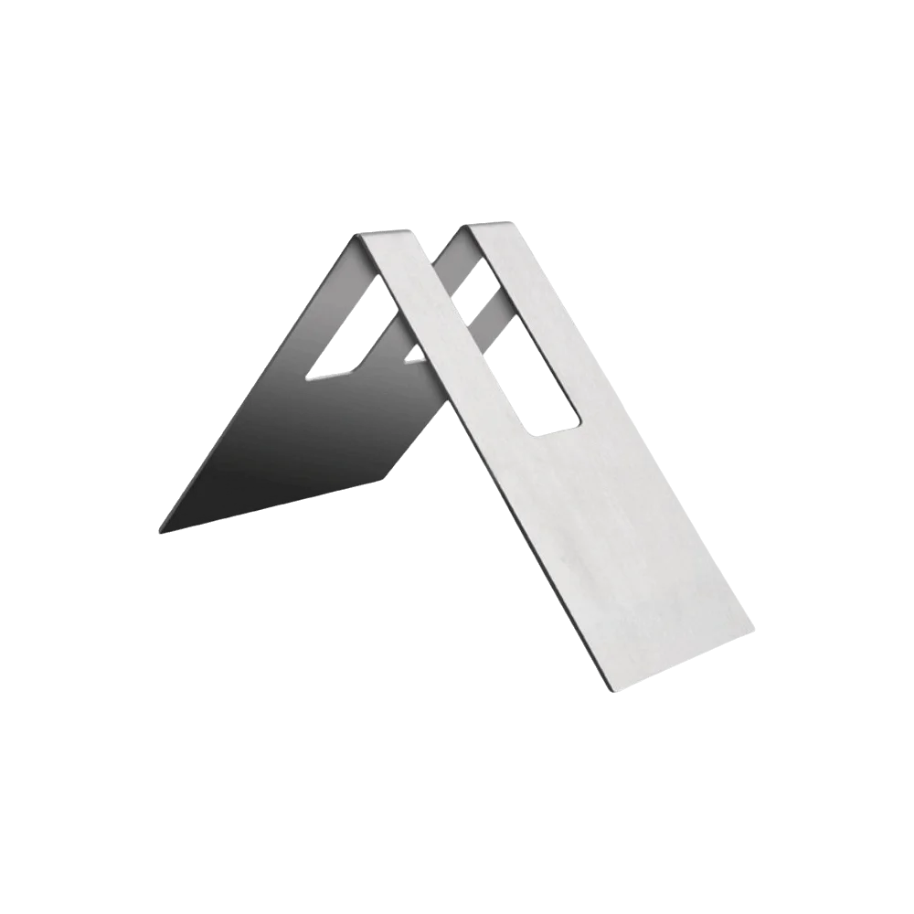 Stainless Steel Coffee Filter Holder V-Shaped Single/Double Slot Filter Paper Storage Rack Fan-Shaped Durable