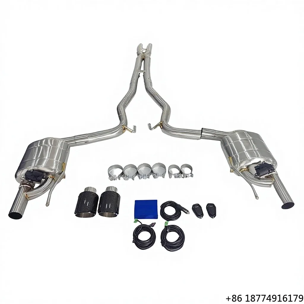

High Performance Catback for Gt 5.0 Stainless Steel Valvetronic Exhaust System Muffler With Carbon Fiber Tip