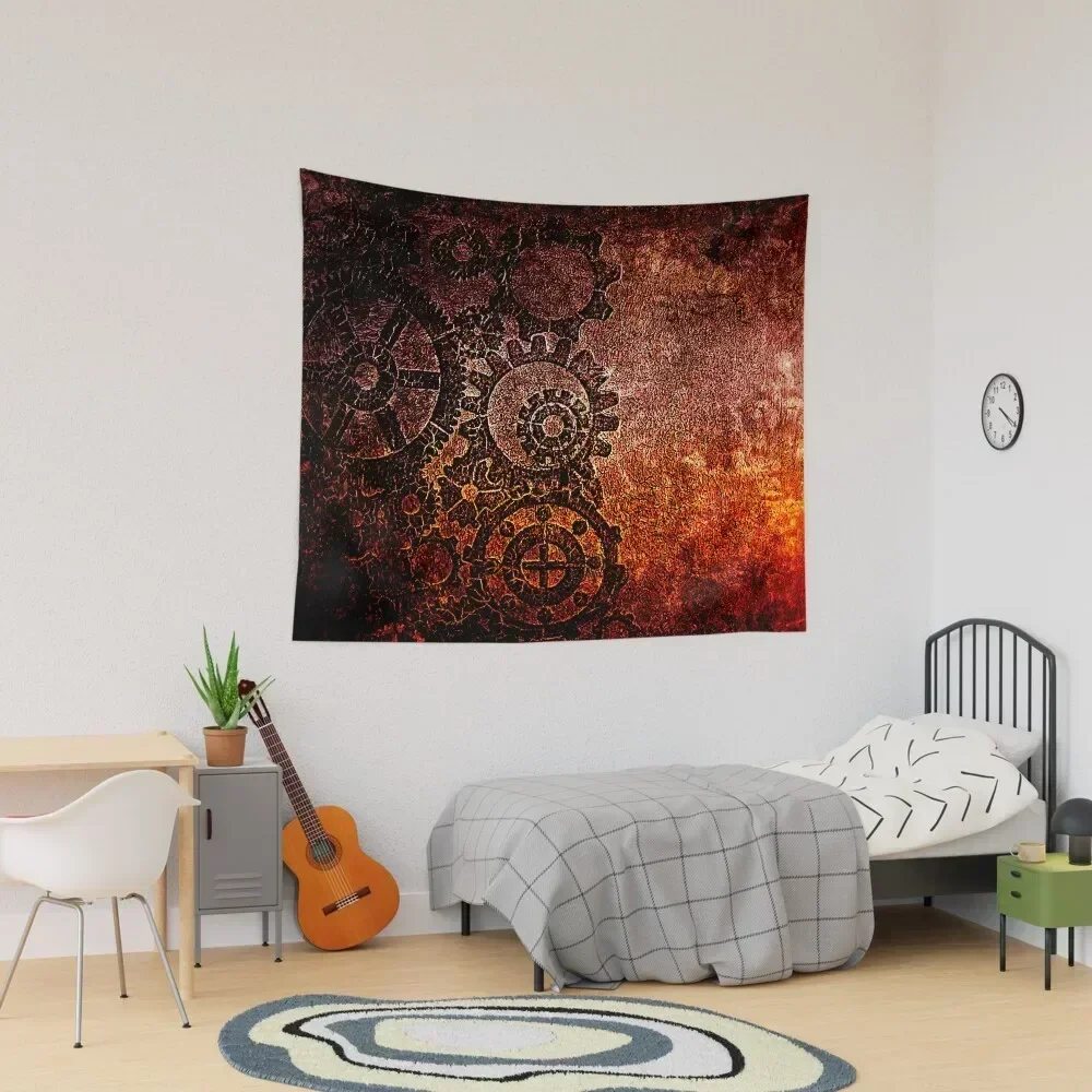 

Steampunk Cogwheels Rustic Earth Tapestry Bedroom Decor Home And Comfort Decor Bedroom Organization And Decoration Tapestry
