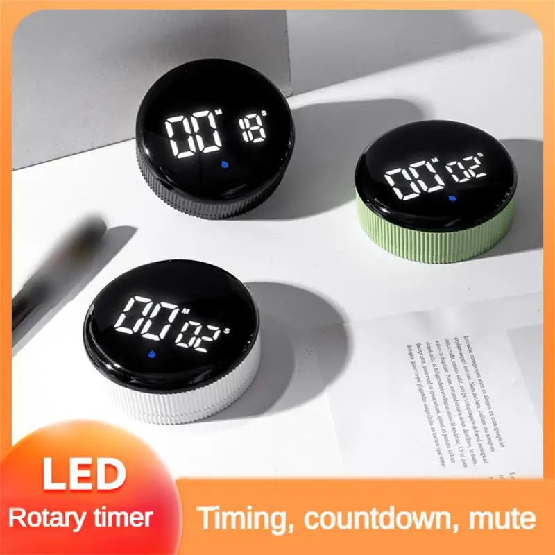 

Rotating Timer Automatic Screen Off Standby Black Screen Display Multi-color Charging Timer Kitchen Cooking Reminder