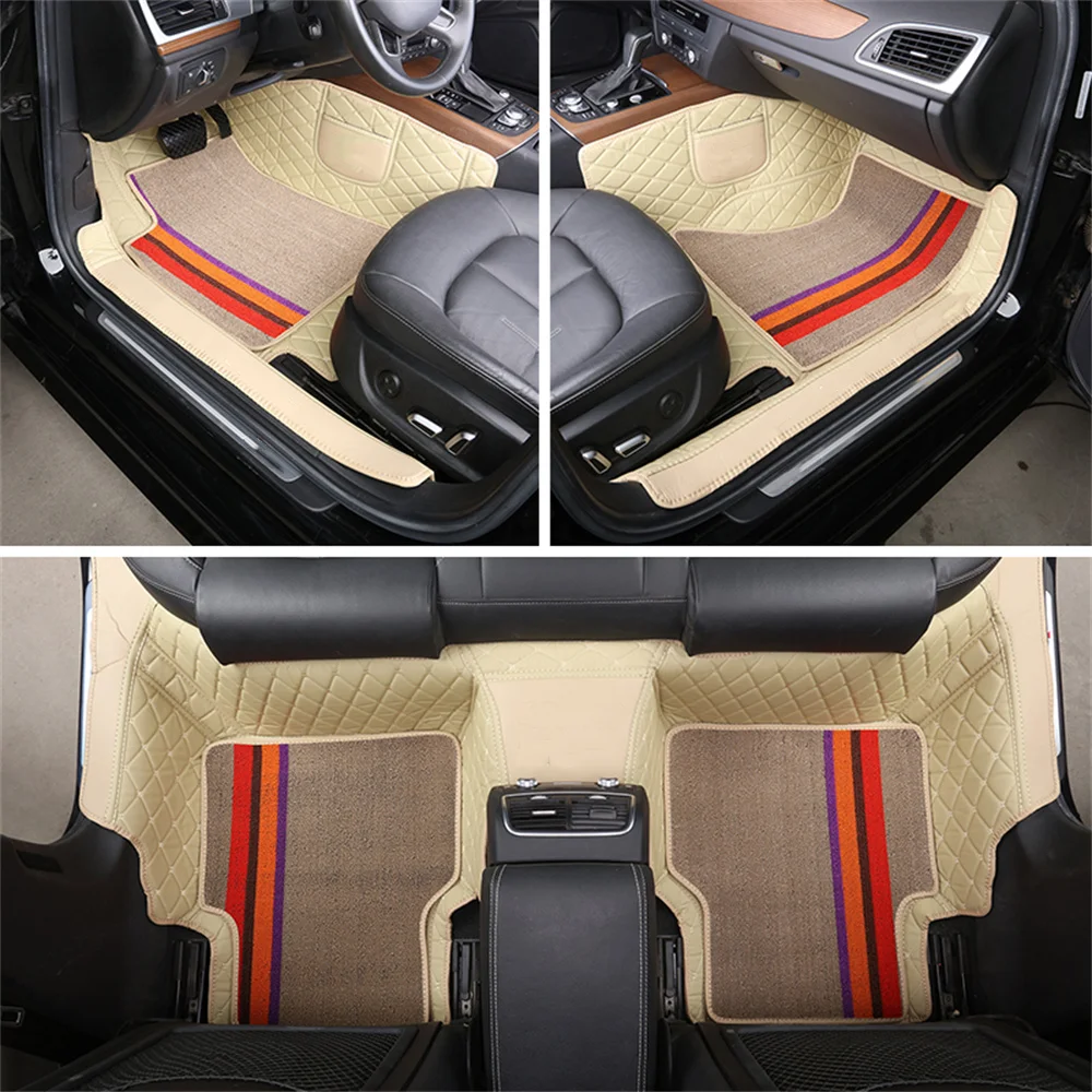 Car Floor Mat Accessories Interior ECO Material Custom Fit for 98% 5 Seaters Sedan SUV Truck Both Left and Right hand drive