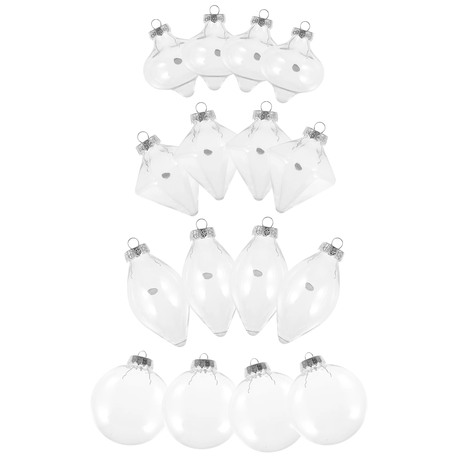 

16 Pcs Crafts Christmas Balls Tree Ornament Xmas Pet Plastic Baubles Decorations Hanging