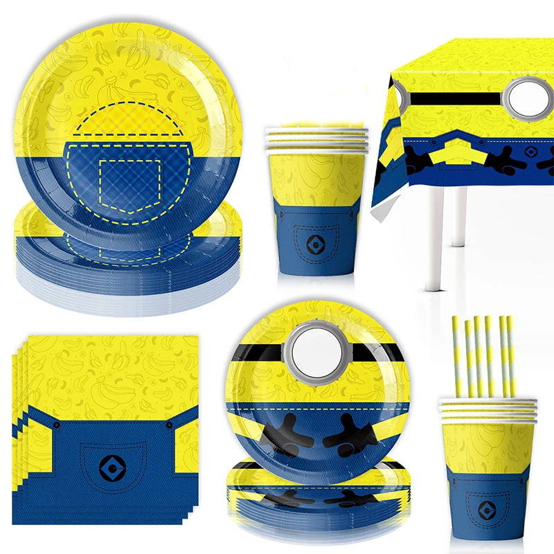 Miniones Plate Cup Kit Gift Ba - đánh giá và giá Table Cloth Disposable