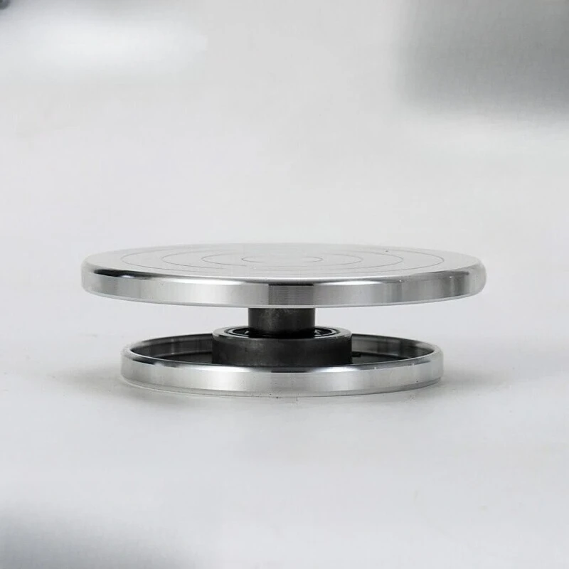 Sculpture turntable, clay model turntable, aluminum alloy pottery turntable double-sided