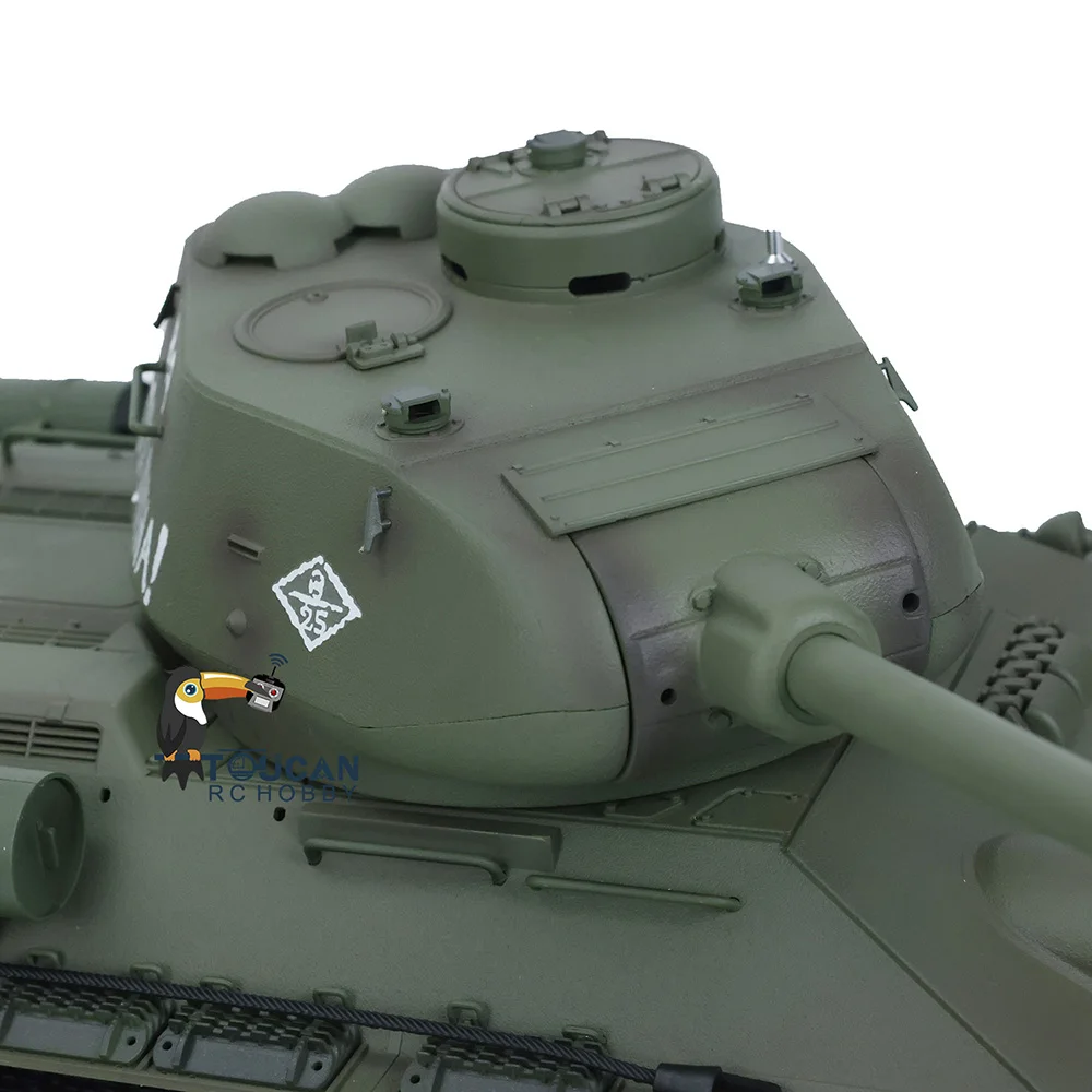

US Stock 1/16 7.0 Soviet T34 85 RTR RC Tank 2.4G High Performance Heng Long Model 3909 360° Turret Rotation Military Panzer Toy