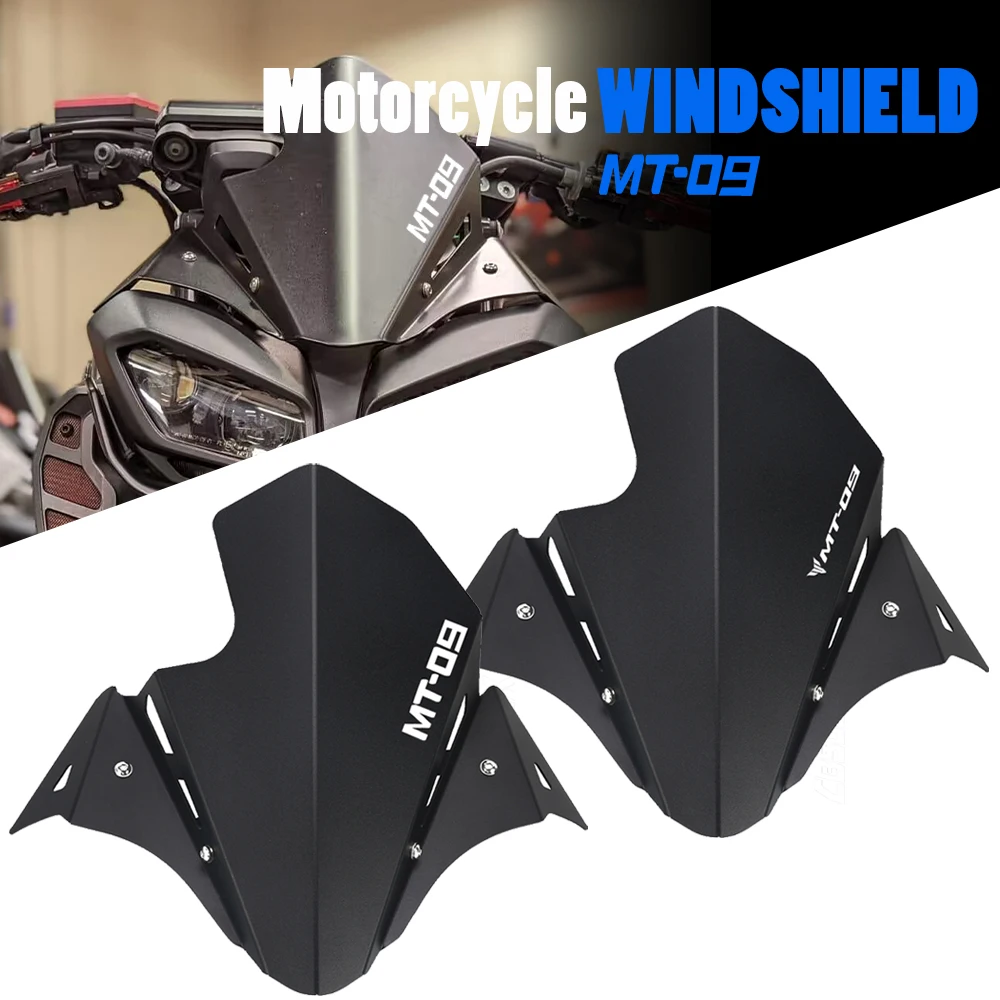 Windscreen Airflow Wind MT09 FOR YAMAHA MT-09 MT 09 Sport Screen Windshield Deflector 2017~2020 2019 2018 Motorcycle Accessories