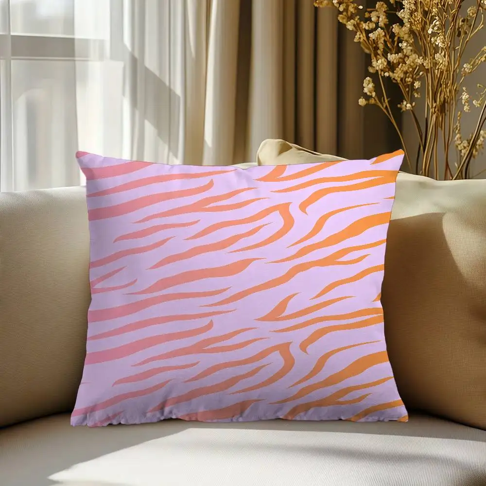 لينة زيبرا طباعة وسادة هدية مكتب المنزل الديكور وسادة غرفة نوم أريكة غطاء وسادة السيارة كيس وسادة