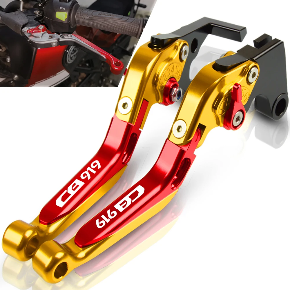 

For HONDA CB919 2001 2002 2003 2004 2005 2006 2007 2008 Motorcycle CNC Adjustable Foldable Brake Clutch Levers Adapter CB919