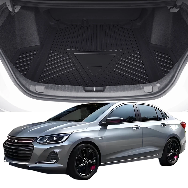 

Upgrade TPE Car Rear Trunk Mats Storage Pads Cargo Tray Dustproof Waterproof Protecion Cushion For Chevrolet Cavalier Onix 2016-