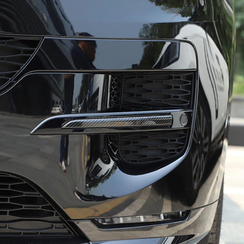 

For Land Rover Range Rover Sport L461 2023-2025 ABS Carbon Fiber Car Front Bumper Cover Decorative Sticker Car Accessories