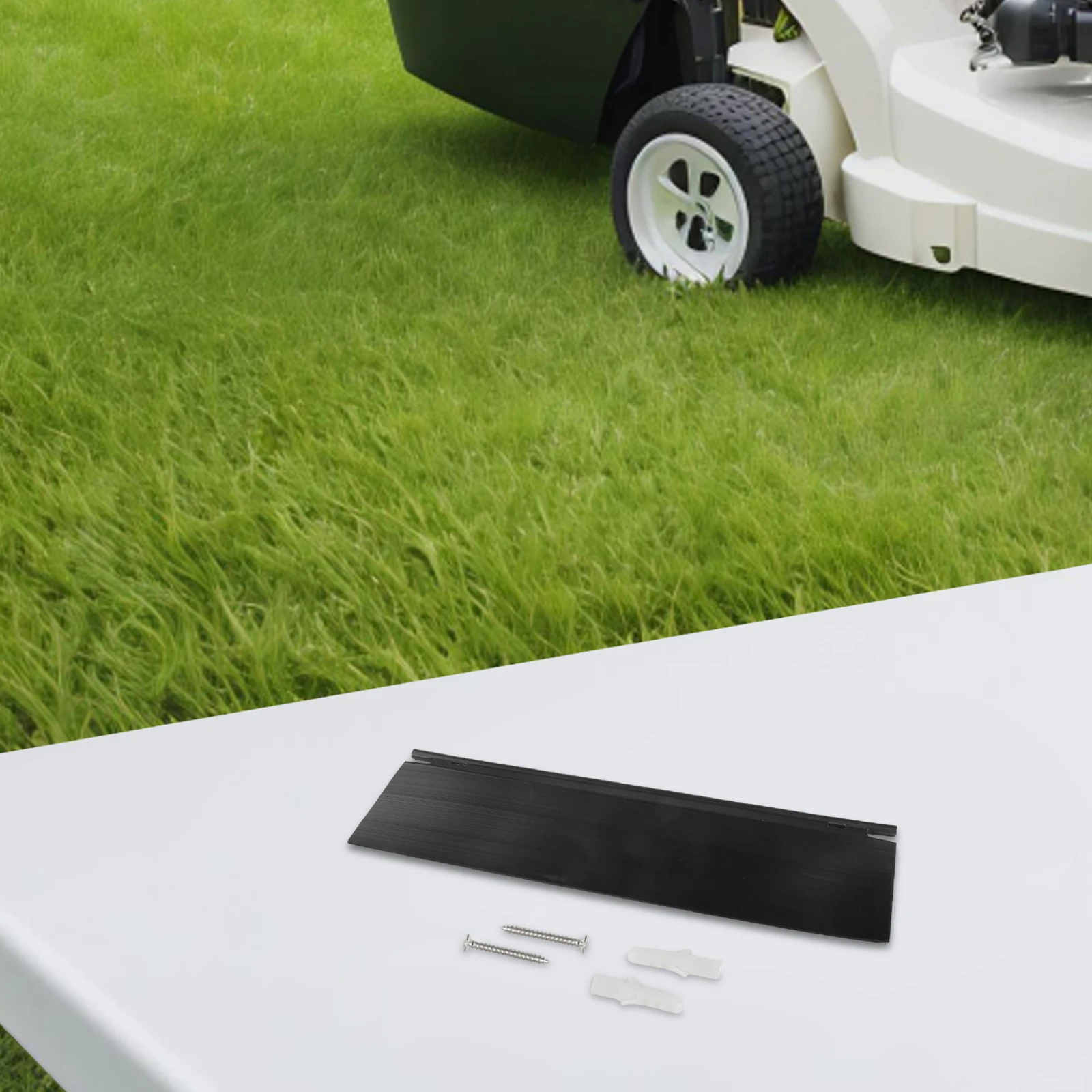 Trails Grass Effectively with this Trailing Shield Flap Compatible with Various Lawn Mower Models including 22 Inch