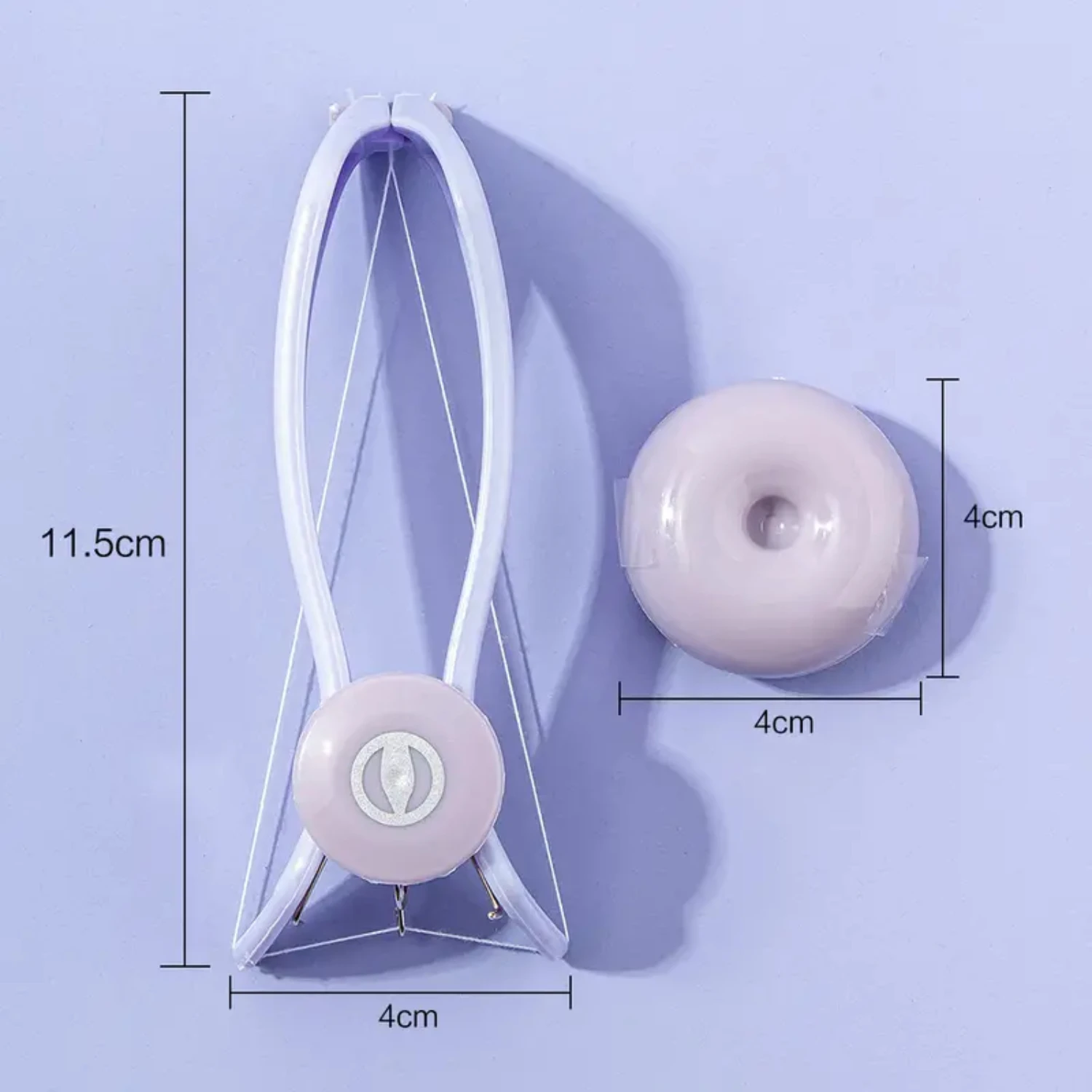 Depilatore manuale per il viso - Strumento per filo di cotone delicato, pratico ed efficiente per la depilazione - Pezzo singolo