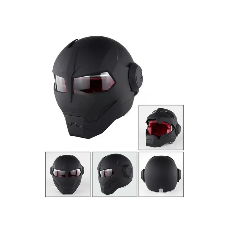 Motorcycle Personality Cool Full Retro Exposure Helmet