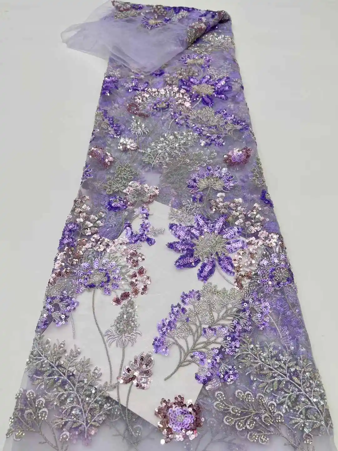 الفاخرة النيجيري اليدوية مطرز الدانتيل الفرنسي 2025 جودة عالية الترتر التطريز الأفريقي صافي الدانتيل فستان من القماش