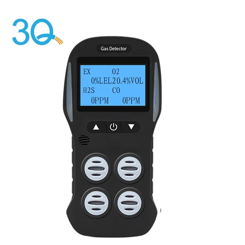 3Q 4 in 1 Gas Detector O2 H2S CO EX Multi Gas Analyzer Toxic Gas Mo ni tor Tool