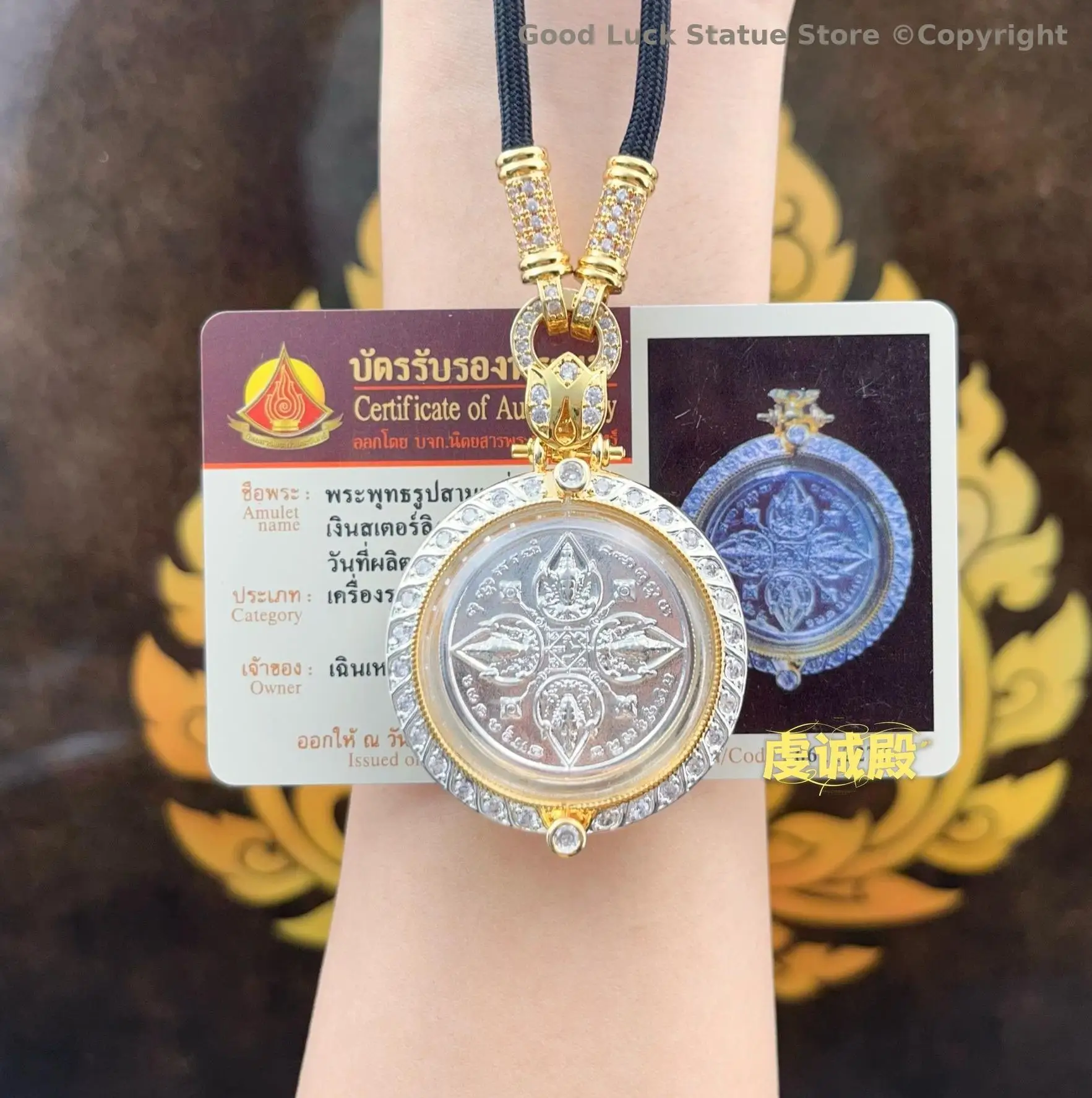 

ХОРОШИЙ амулет, подарок, POP Star, стиль, Таиланд, Тибетский храм, крест Ваджра, Священные Писания, мощная карта Будды, мир, здоровый талисман удачи