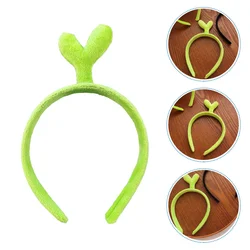 Bean Sprout Headband Plant Grass Hair Bands Funny Party Headbands Party Hair Accessories Photography Adults Kids