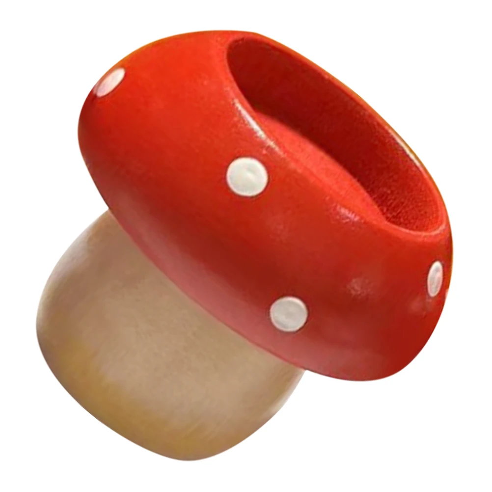 

Wooden Mushroom nament Mini Mushrooms Kitchen Decor Party Decorations Figurines Shaped Toys H crafted Piece Desk
