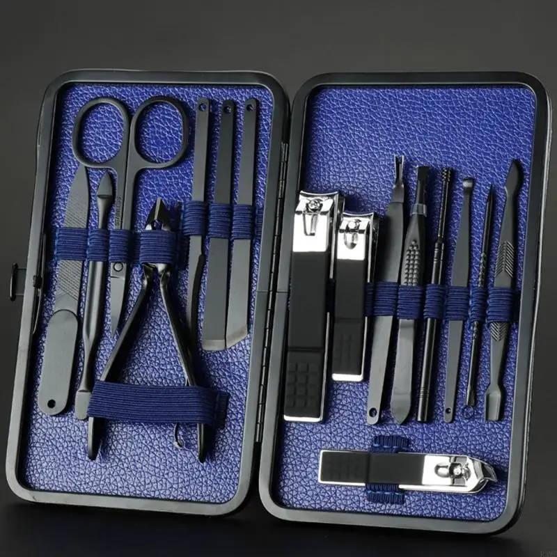 R3MF manicure set nagel clippers gereedschap set pedicure professionele set nagel manicure tool nagels reiskit cuticle remover