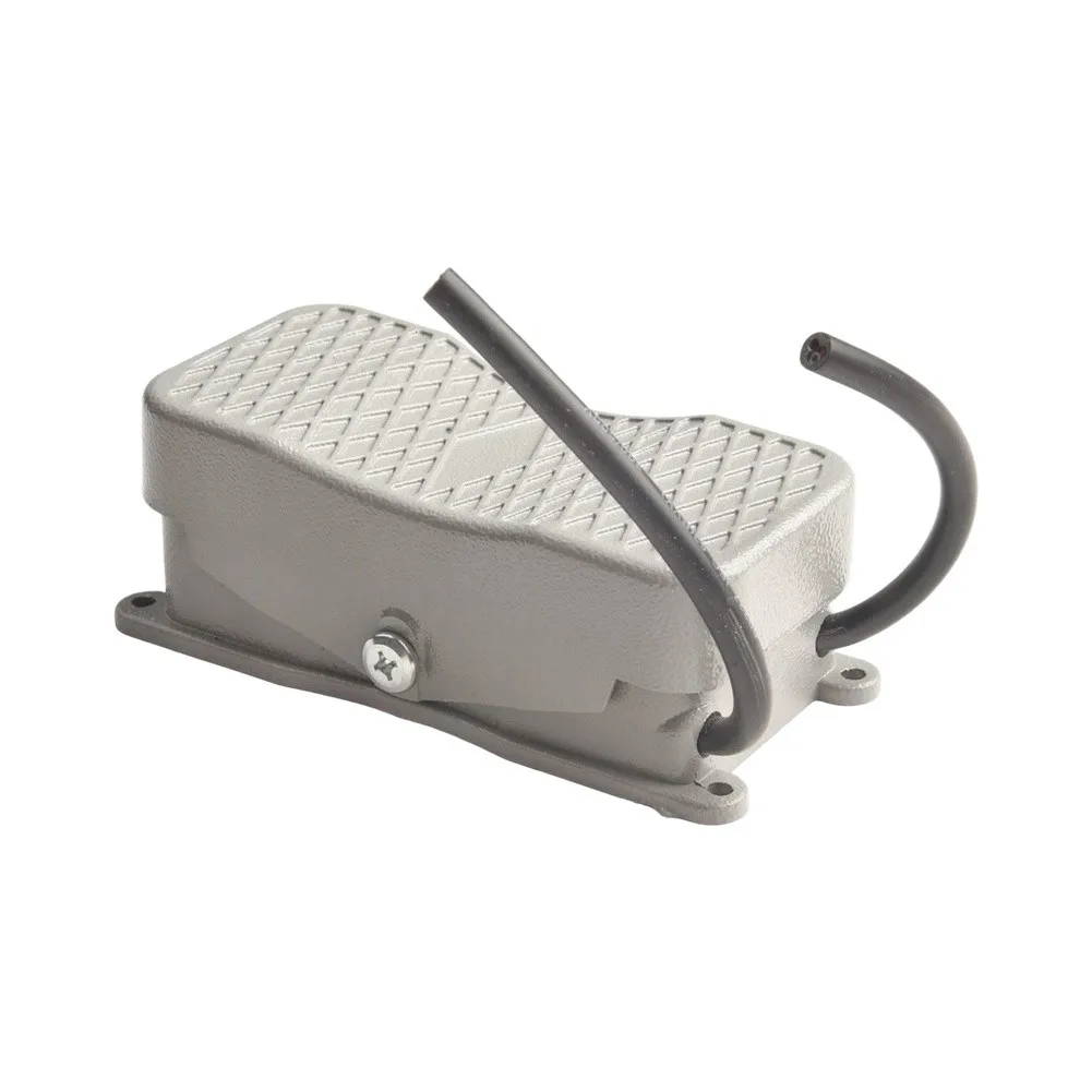 Dual Foot Pedal Switch Set 2PCS for Motor Direction For Reverse 220V 380V 15A Aluminum Alloy 142x62x50mm Dual Foot