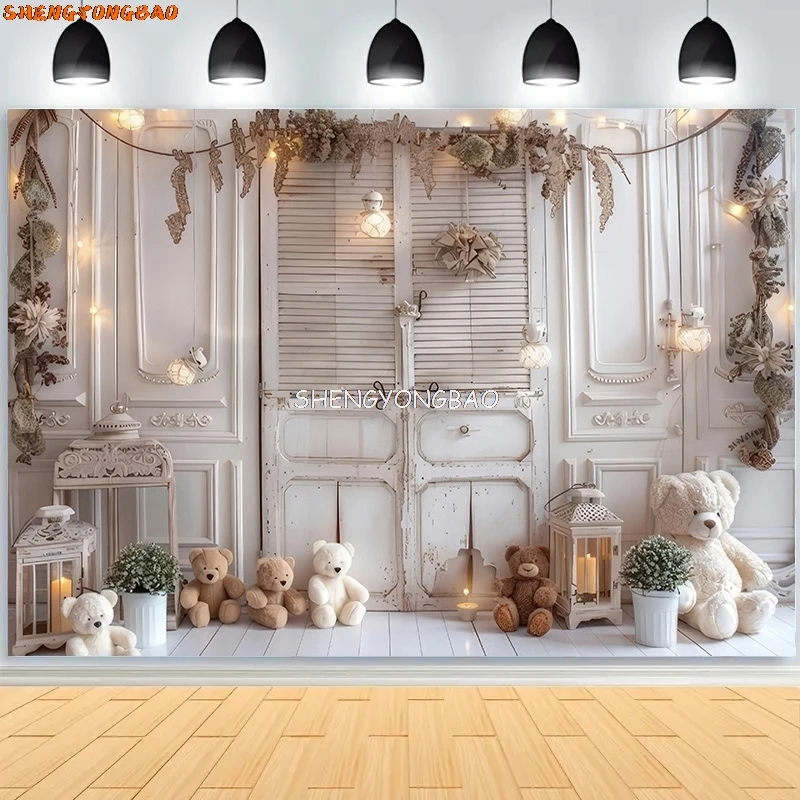 Ano novo dia de natal fotografia digital pano de fundo prop lareira inverno sala estar presente feriado photo studio fundo RS-17