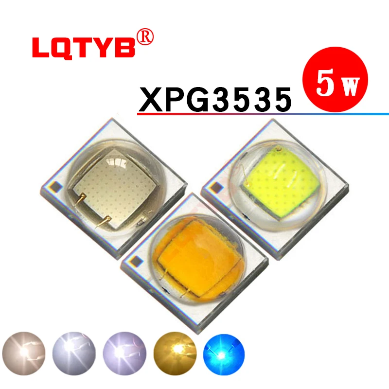 High-power XPGLed3535 ceramic 5w high luminous efficiency glare flashlight car light commercial industrial scene light