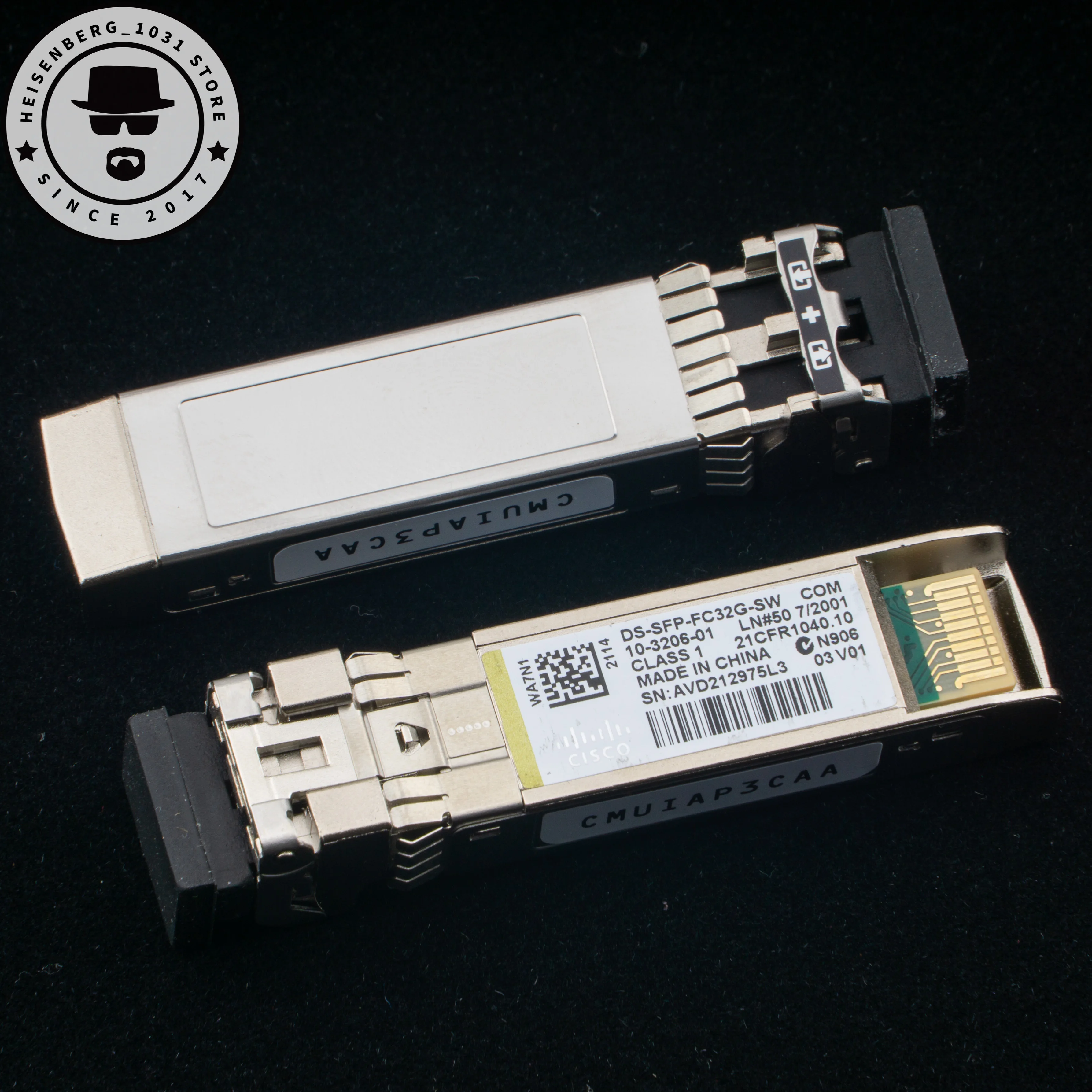 CISCO DS-SFP-FC32G-SW SFP 10-3206-01 32Gbps Fibre Channel SW SFP+ LC AVAGO Version