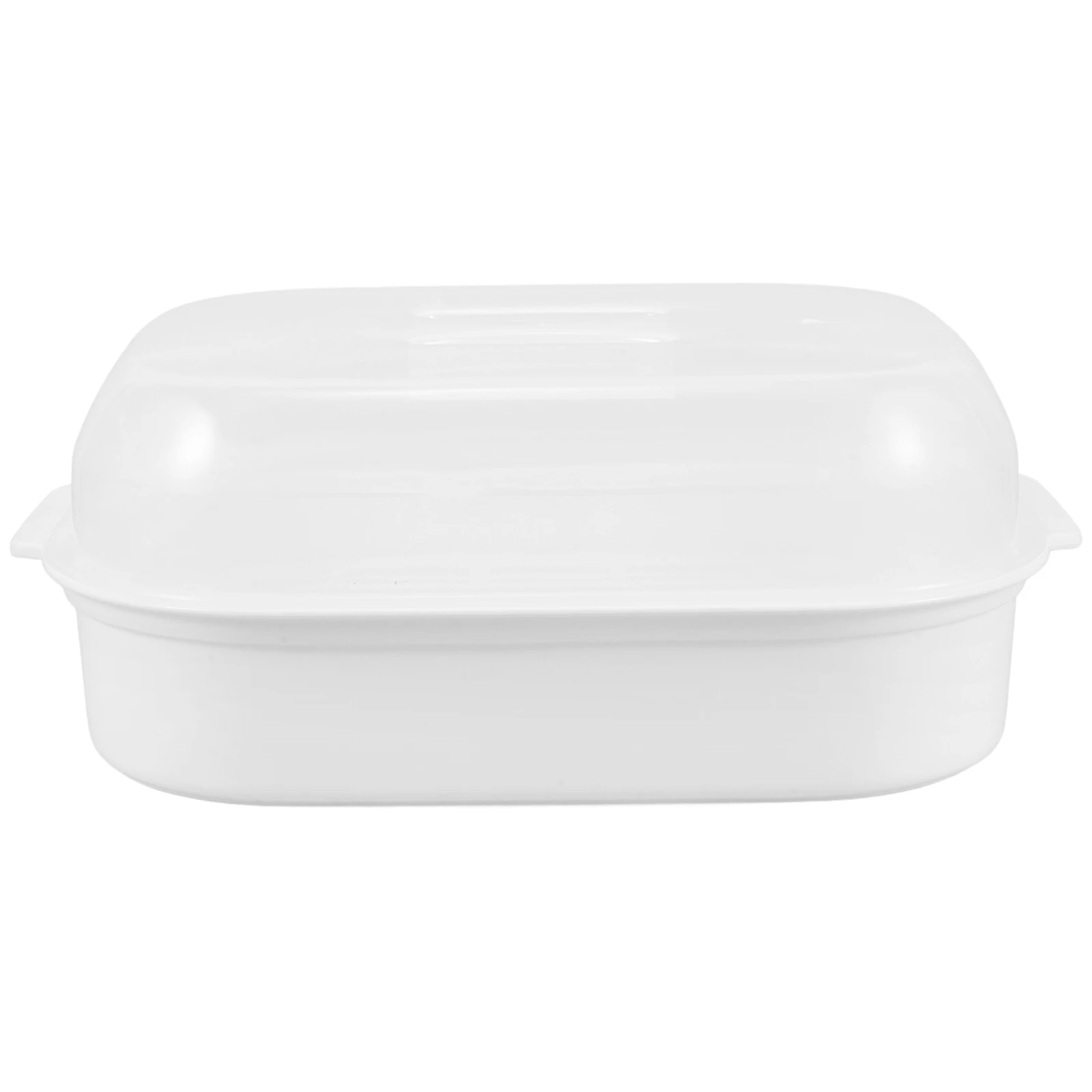 

Microwave Steamer Box Large Capacity Transparent Lid Tray Healthy Steaming Vegetable Fish Cooking Food Food Steamer