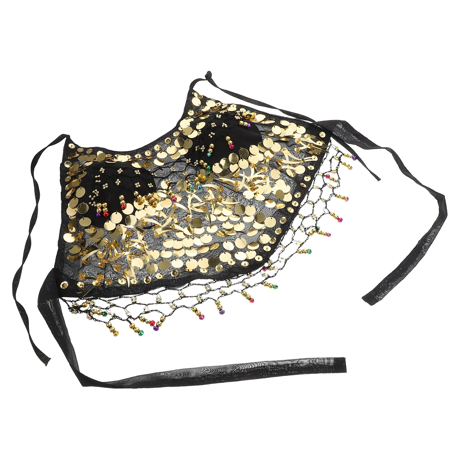 

Sequin Belly Dancing Costume For Women Sparkly Fringe Outfit Tribal Rave Festival Performance Dancer Outfit Durable Vibrant