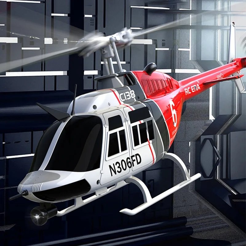 RC ERA C138 BELL 206 ジェットレンジャー 6軸ジャイロ安定化高度維持