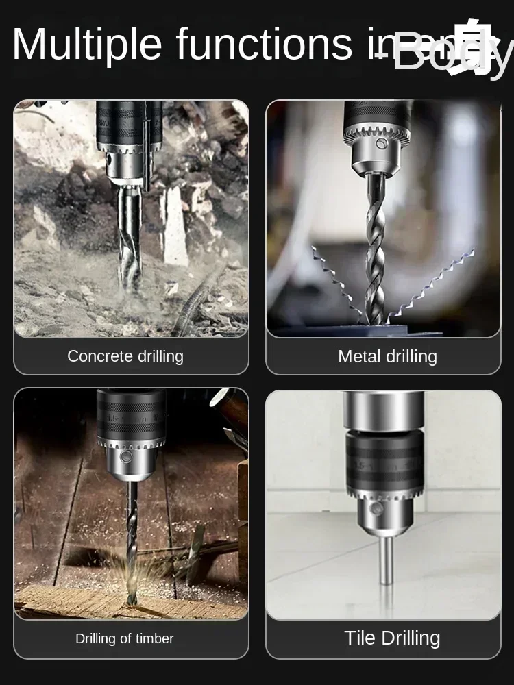 220V Multi-functional Electric Drill with Impact Function for Home Use and Screwdriver for Home Use