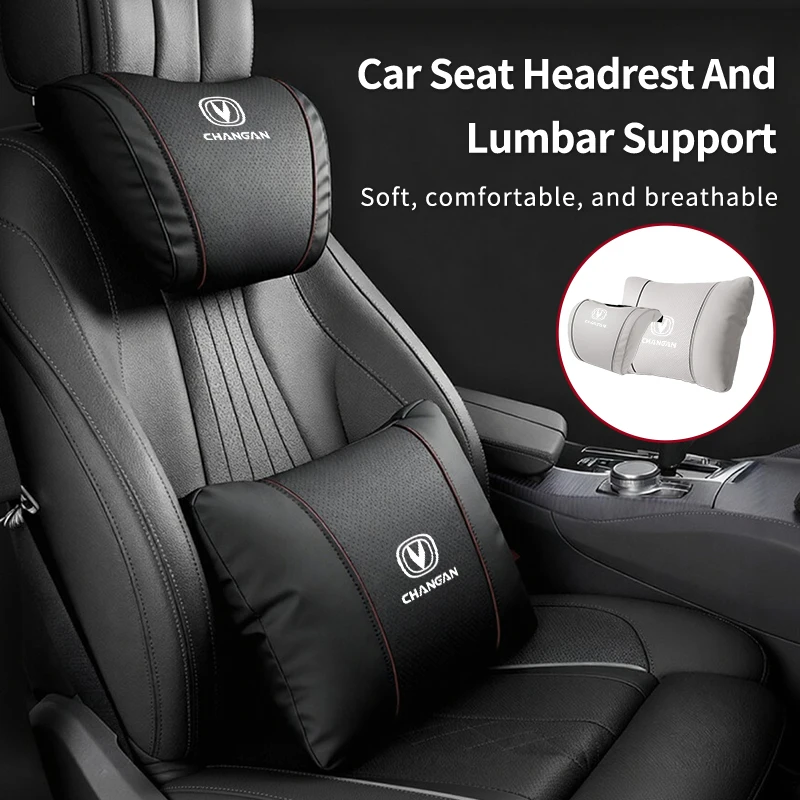 

Car Seat Headrest Lumbar Support Neck Pillow Waist Cushion Backrest For Changan CS75 CS35 CS15 CS95 RAETON CX70 CS55 EADO