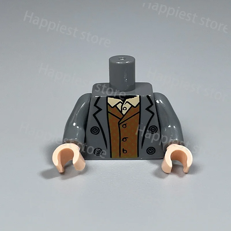 MOC – figurines de ville, corps, mains, jambes, bras, briques, blocs de construction, accessoire en tissu, médecins, agriculteur, travailleur, policier, jouets assemblés
